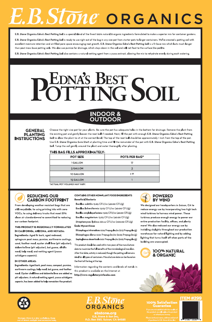 E.B. Stone Organics Edna's Best Potting Soil - Image 3